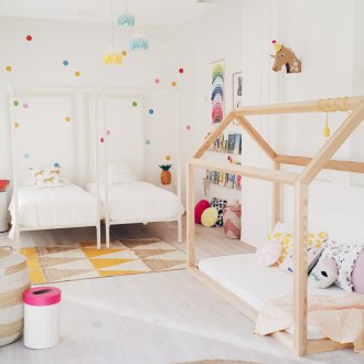 Παιδικό δωμάτιο για αγόρι με οικολογικό στυλ.