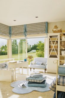 Παιδικό δωμάτιο για ένα αγόρι σε ένα κλουβί