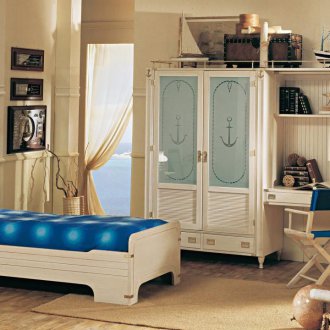 Νηπιαγωγείο για το αγόρι σε θαλάσσιο στυλ