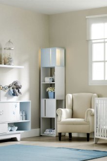 Παιδικό δωμάτιο για το αγόρι σε παστέλ χρώματα