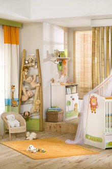 Παιδικό δωμάτιο για ένα αγόρι με ζώα