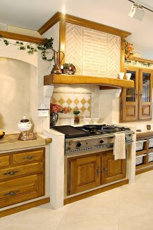 Κουζίνα από συμπαγές ξύλο