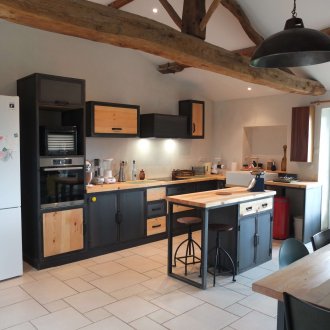 Κουζίνα από συμπαγές ξύλο