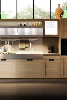 Κουζίνα από συμπαγές ξύλο