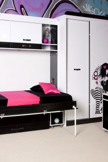 Ντουλάπα κρεβάτι για έναν έφηβο