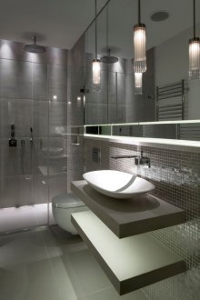 Συνδυασμένο μπάνιο με ντους