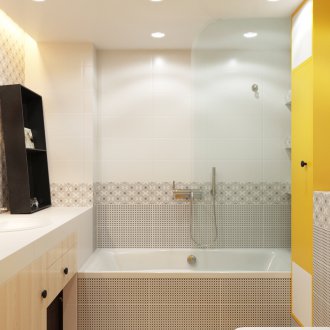 Συνδυασμός φωτισμού λουτρών