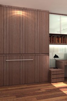 Ντουλάπα κρεβάτι στο δωμάτιο