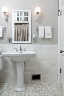 Art Nouveau συνδυασμένο μπάνιο