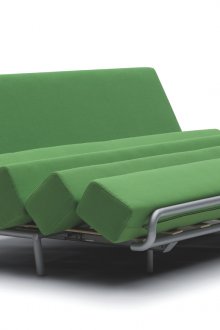 Πράσινο καναπέ μετατρέψιμο