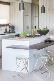 Σχεδιασμός βελανιδιάς μαύρης κουζίνας 2019