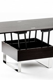 Μετατροπή τραπέζι από καφέ σε τραπεζαρία από ξύλο και μέταλλο