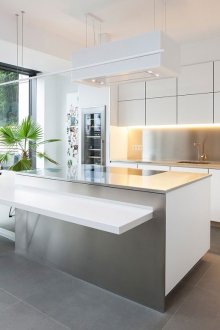 Σχεδιασμός κουζίνας στυλ μινιμαλισμού 2019