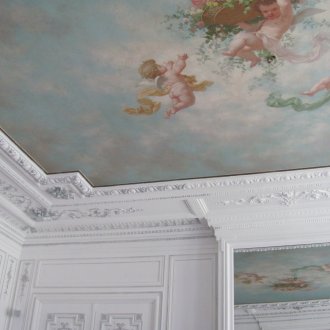 Βαμμένο πλακόστρωτο