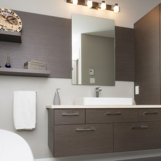 Wenge ντουλάπι μπάνιο