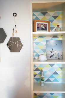 Αυτοκόλλητη μεμβράνη στο ράφι