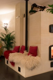 Ρωσική σόμπα στο εσωτερικό