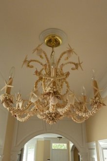 Διακόσμηση κελύφη πολυέλαιος