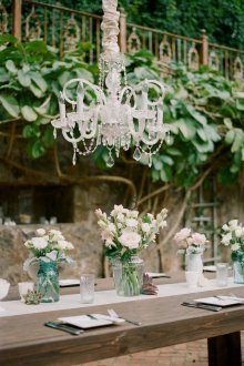 Γάμος διακοσμητικό ύφασμα πολυέλαιος