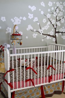 Sakura που σχεδίασε στον τοίχο