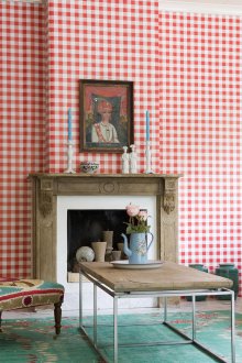 Λευκή ταπετσαρία με μοτίβο κυττάρων