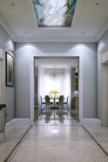 Βουρτσισμένη οροφή στο διάδρομο