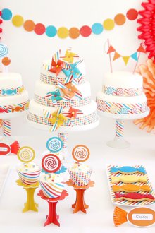 Διακόσμηση πολύχρωμου πίνακα διακοπών για παιδιά