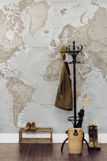 Ολοκλήρωση του διαδρόμου με γεωγραφικές ταπετσαρίες