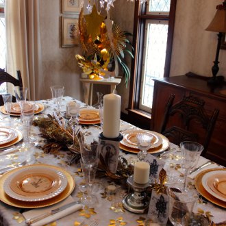 Πολυέλαιος ντεκόρ για το νέο έτος