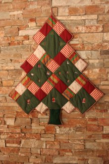 Διακόσμηση διαμερίσματος διαμερίσματος τύπου στυλ Patchwork για το νέο έτος