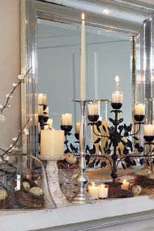 Διακόσμηση ενός διαμερίσματος ενός δωματίου για το νέο έτος με το στυλ του shabby chic