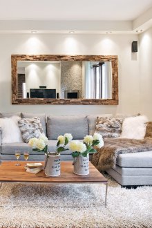 Η κατάσταση ενός στούντιο διαμέρισμα σε γκρι