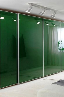 Συρόμενη ντουλάπα πράσινο