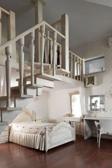 Habitació per a nens tipus loft de provença