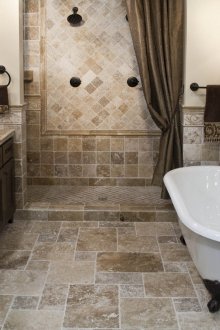 Μπάνιο με ενσωματωμένο ντους