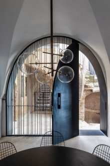 Εσωτερική αψίδα με διακόσμηση γυψοσανίδας