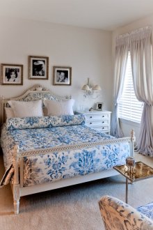 Υπνοδωμάτιο με μπλε προφορά