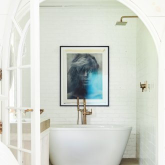 Αψίδα εσωτερικού χώρου σε ένα μπάνιο