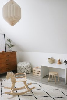 Ο σχεδιασμός του παιδικού δωματίου σε ρετρό στυλ