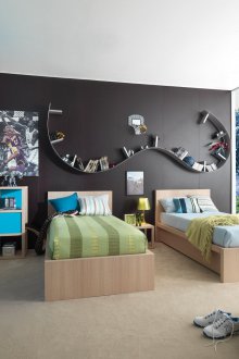 Ο σχεδιασμός του σπιτιού ενός παιδικού δωματίου με θέμα