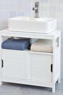 Meubles de salle de bain blanc