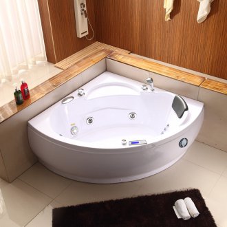 Γωνιακή μπανιέρα με υδρομασάζ