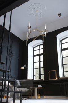 Υπνοδωμάτιο καθιστικό μαύρο