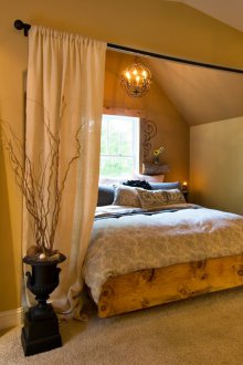 Υπνοδωμάτιο εξοχικού στυλ