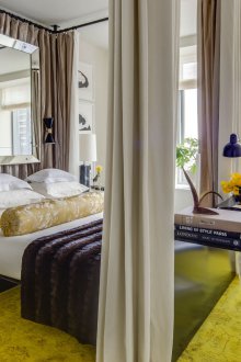 Υπνοδωμάτιο σαλόνι με στυλ Techno