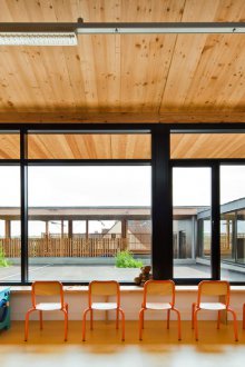 Ομαδική διακόσμηση παιδικών σταθμών με παράθυρα