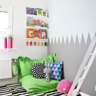 Στενό φυτώριο με μαλακή γωνία