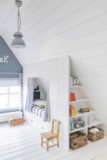 Στενό φυτώριο με μια θέση