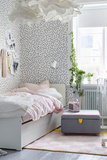 Στενό νηπιαγωγείο με ταπετσαρία