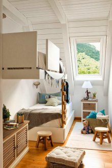 Αττικό παιδικό δωμάτιο για δύο άτομα
